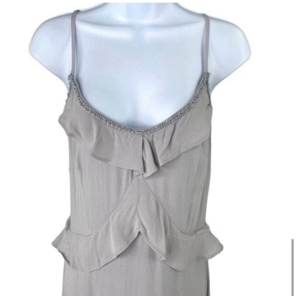 NWT Lovestitch X Petal & Pup | NEW Tanya Beaded Maxi Dress in Grey Size L - Picture 3 of 16